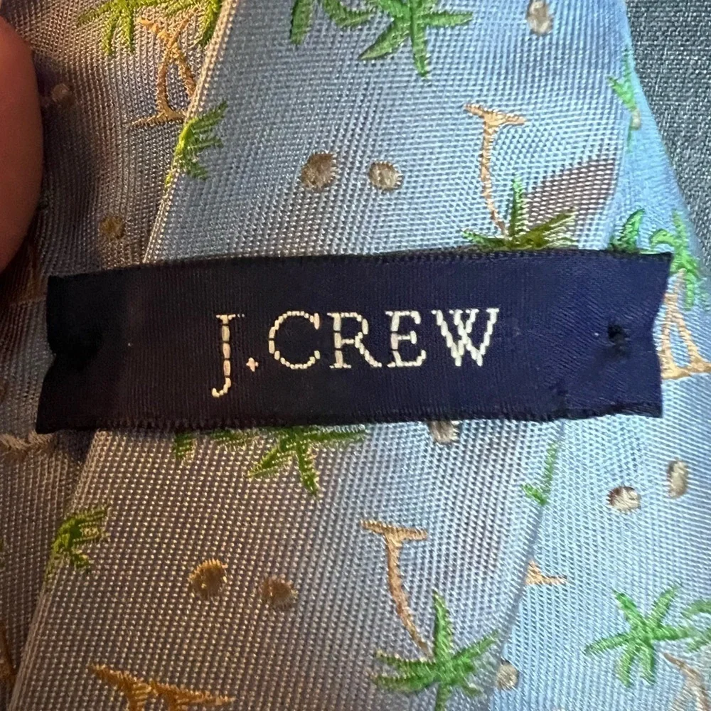 J.Crew Men's Design Italian Silk Beach Tie